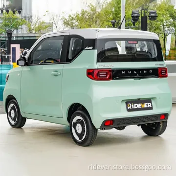Ridever Good Prices Wuling Hongguang Miniev Mini Van 120 Kilometers Saic GM Wl Cheapest Cargo Truck Cars Pure Electric Used Cars From China